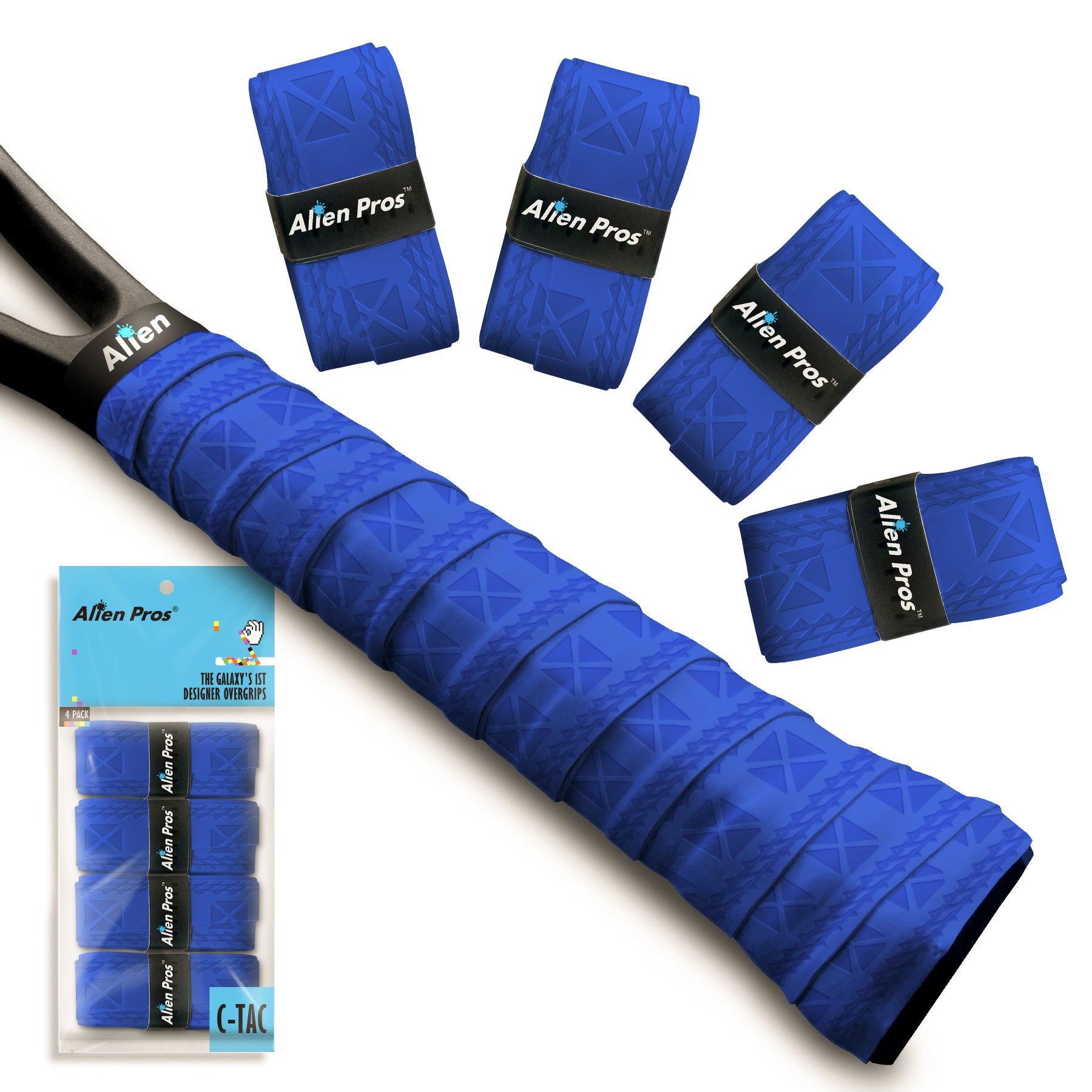 Alien Pros Tennis Racket Grip Tape - Precut And Dry Feel ... | Envío Gratis