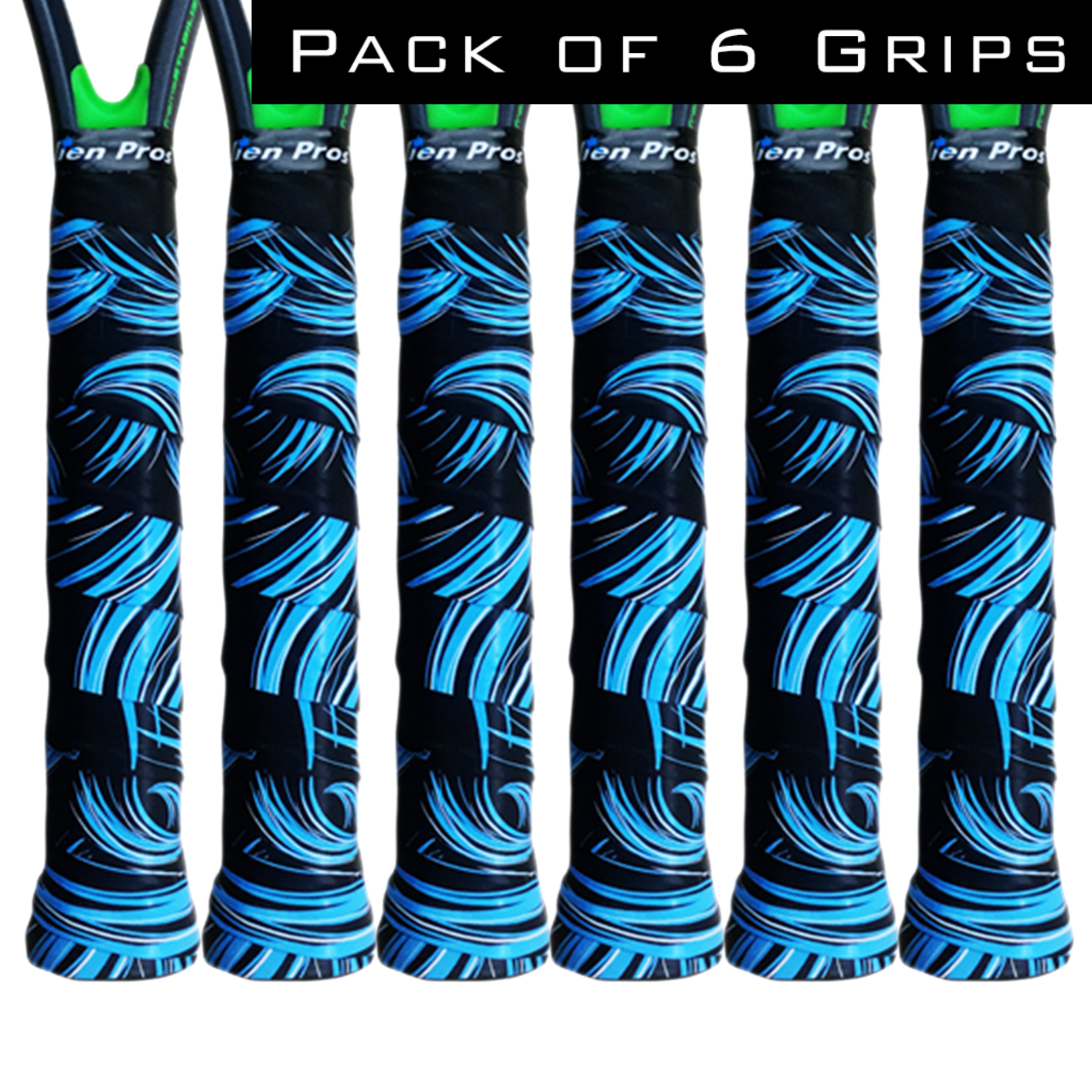 [C-Tac] Designer Racket Grip Tape for Tennis (6 Grips) for bundles