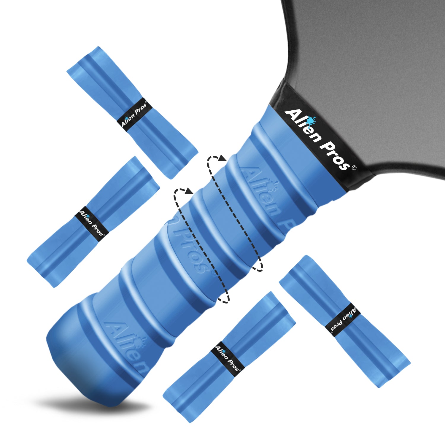 [Light-Tac] Ridged Pickleball Overgrips (4-Pack)