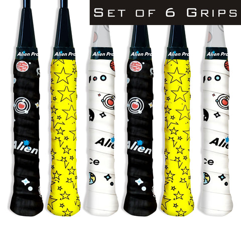 Global] Alien Pros Badminton Racket Grip Tape X-Dry (6 Grips) – Alien Pros  Global Store