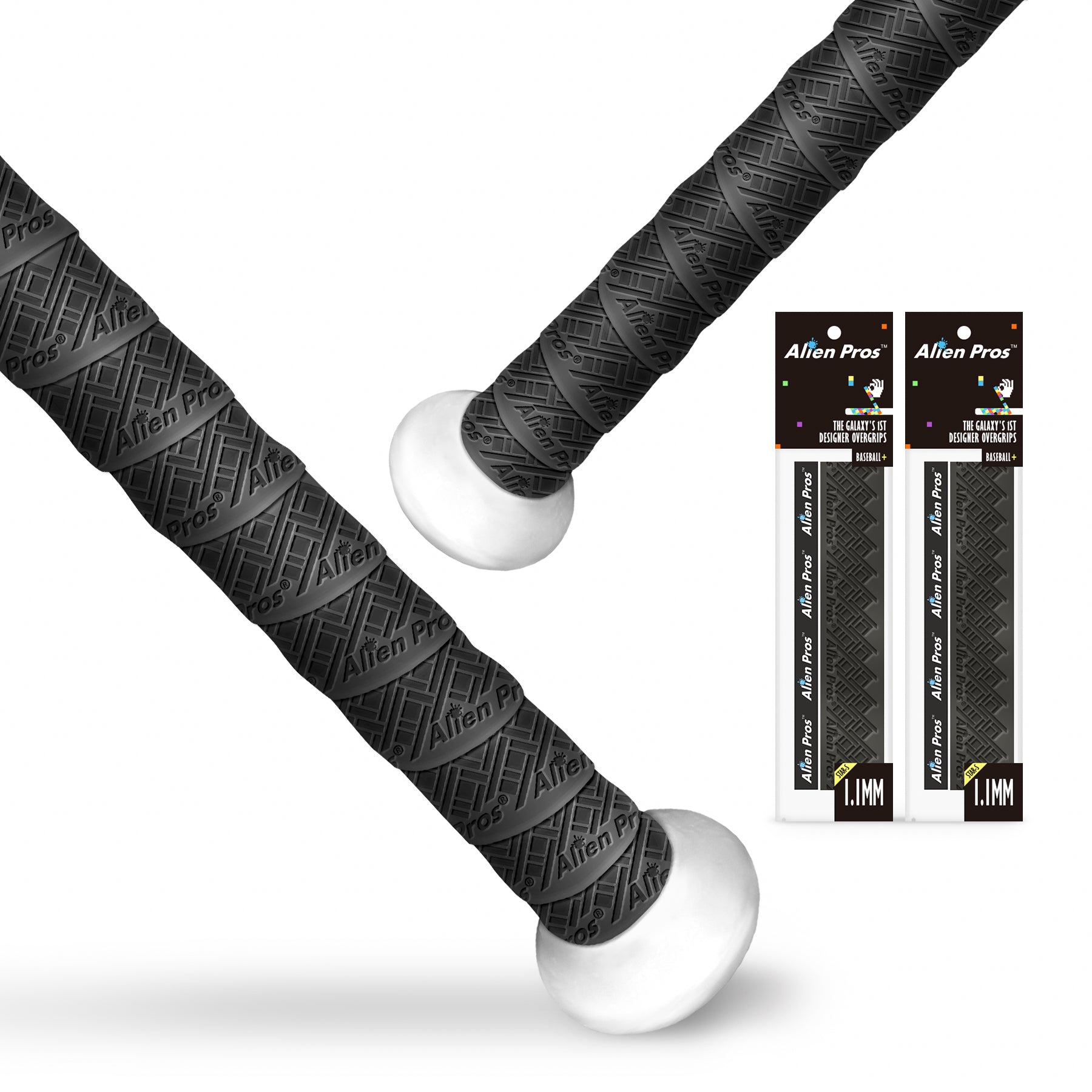 Pro Baseball Bat Grip Tape - 1.1mm Precut Replacement For Enhanced Control & Comfort