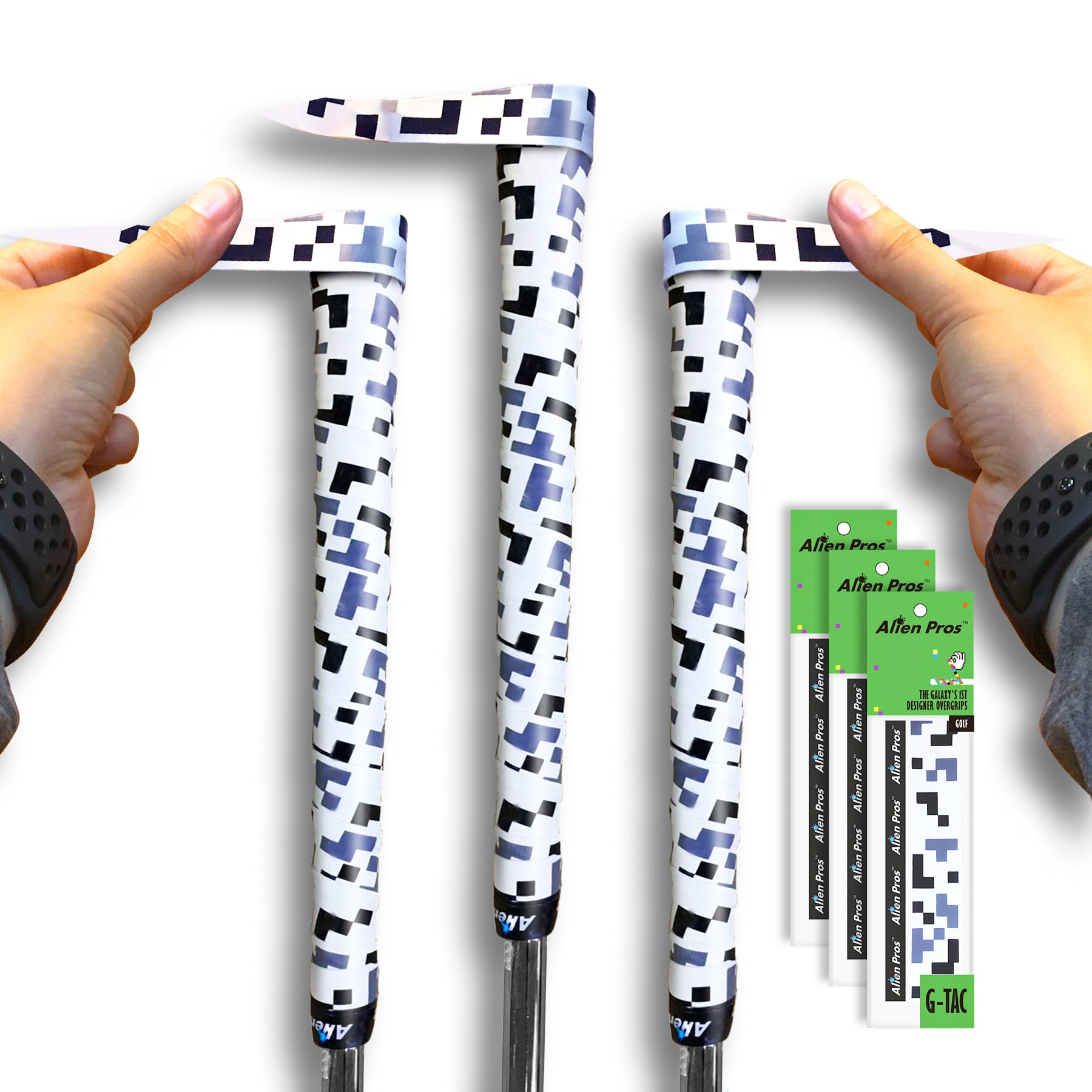 [G-Tac] Golf Grip Wrapping Tapes (3-Pack, Various Styles)