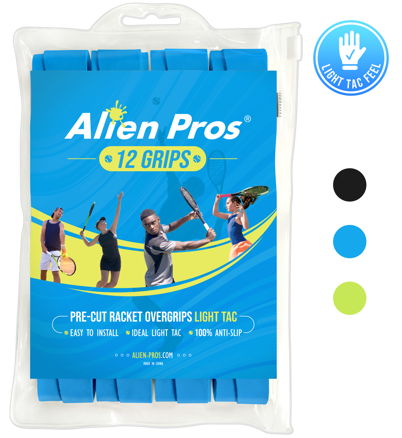 Tennis Racket Grip Tape - Precut And Dry Feel Tennis Grip - Tennis