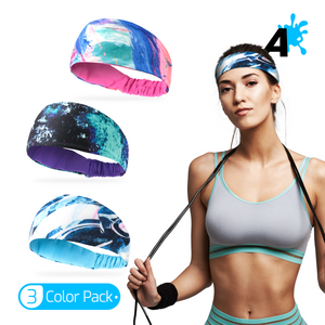 [US] Alien Pros Bling Shiny Headbands for Women Pack of 3 Color/Styles