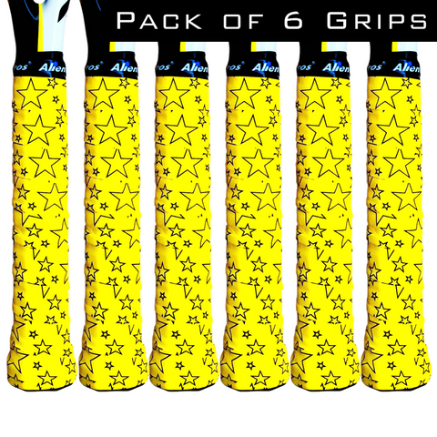 [US] Alien Pros Tennis Racket Grip Tape X-Dry Plus (6 Grips)