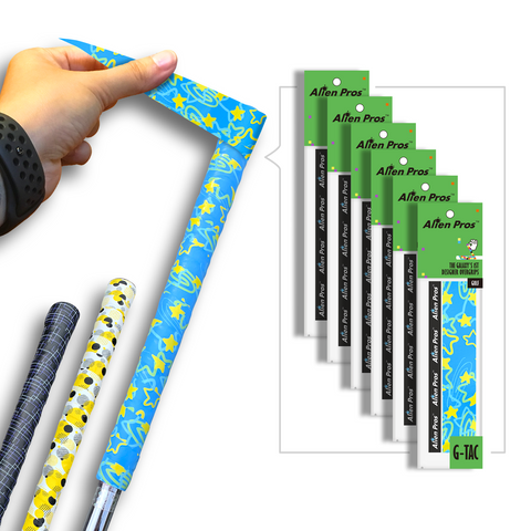 [US] Alien Pros Golf Grip Wrapping Tapes G-Tac (6-Pack)