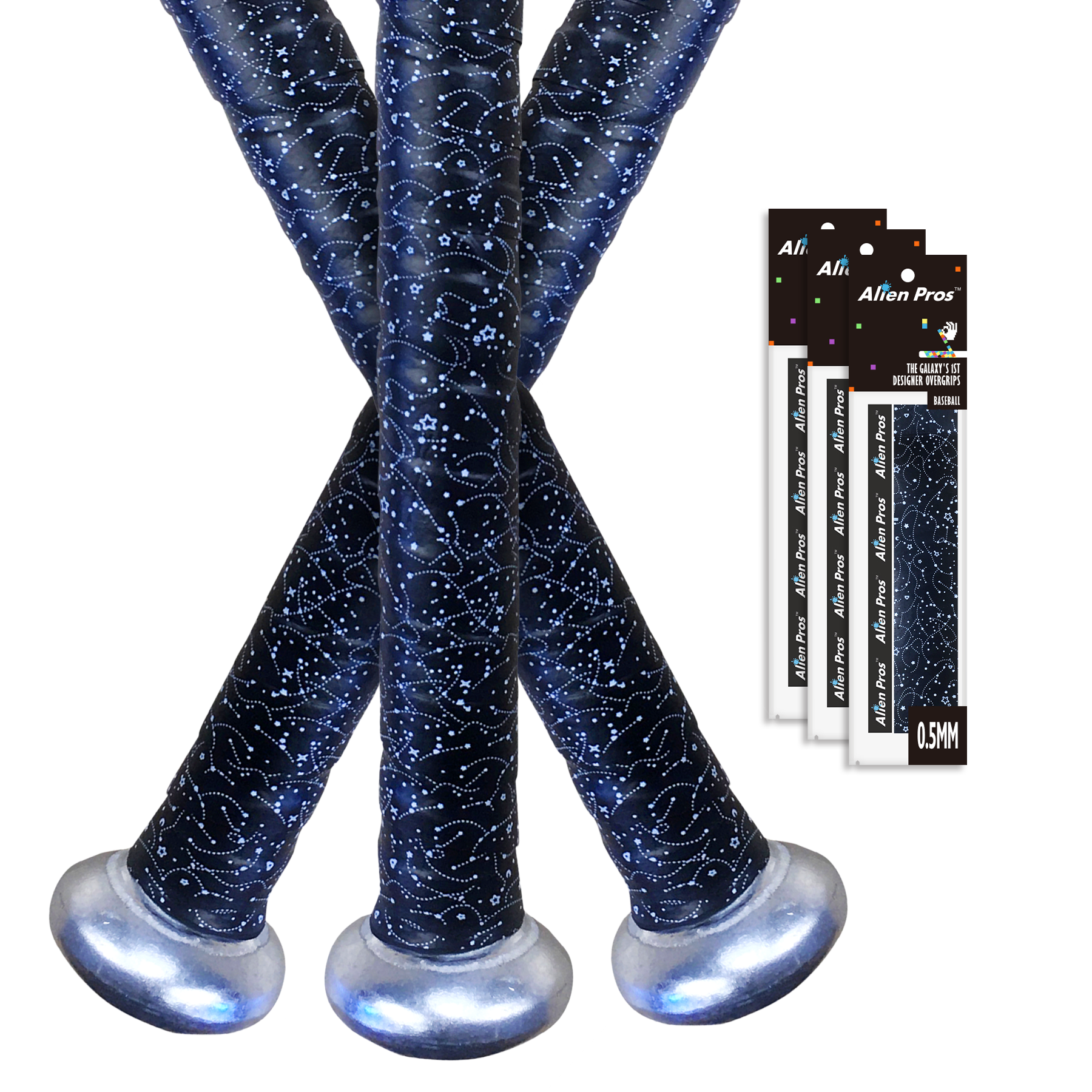 [0.5MM] Baseball Bat Grip Tape (Pack of 3)