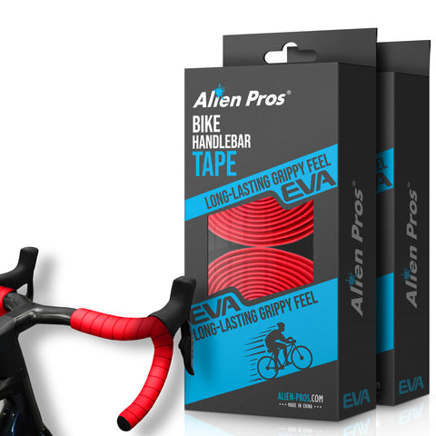 [US] Alien Pros Bike Handlebar Tape EVA (Set of 4) Black Red White Blue Pink Green